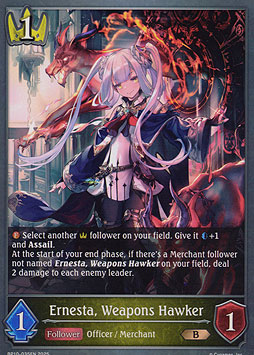 Ernesta, Weapons Hawker