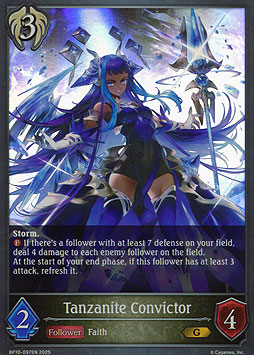 Tanzanite Convictor