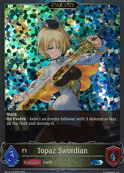 Topaz Swordian (Evolved)