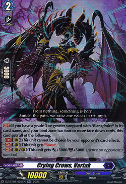 Crying Crows, Vartak