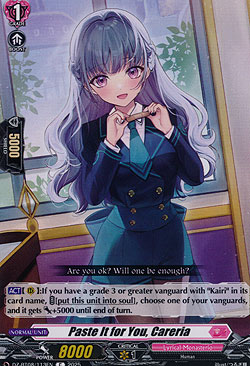 Paste it for You, Careria