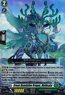 Green Revelation Dragon, Meldeaiza
