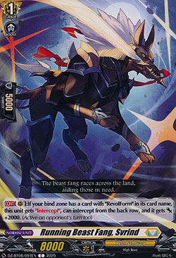 Running Beast Fang, Svrind