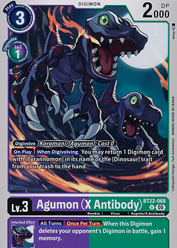 Agumon (X Antibody)
