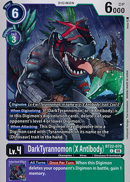 DarkTyrannomon (X Antibody)