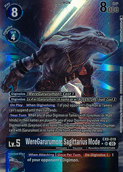 WereGarurumon: Sagittarius Mode