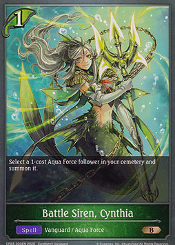 Battle Siren, Cynthia