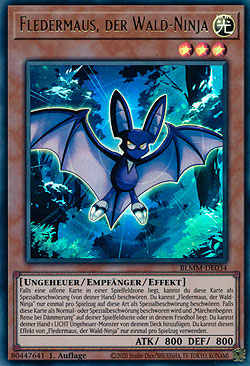 Fledermaus, der Wald-Ninja