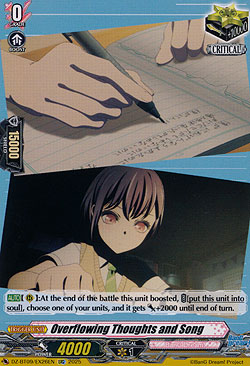 Overflowing Thoughts and Song
