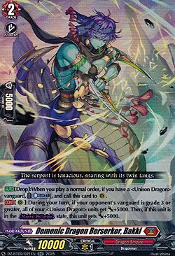 Demonic Dragon Berserker, Bakki