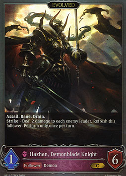 Hazhan, Demonblade Knight (Evolved)