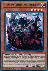 Flammende Cartesia, die Tugendhafte