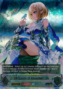 Elf Queen of Abundant Life (Evolved)