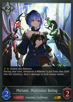 Miriam, Mutinous Being