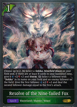Resolve of the Nine-Tailed Fox