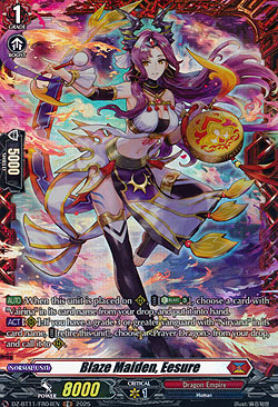 Blaze Maiden, Eesure
