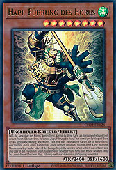 Hapi, Führung des Horus