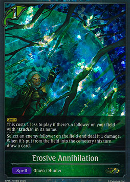 Erosive Annihilation