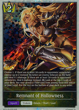 Remnant of Hollowness