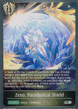 Zeno, Paradoxical Shield