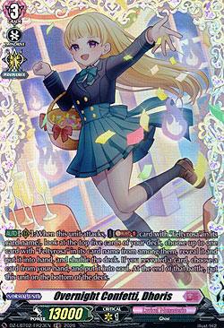 Overnight Confetti, Dhoris