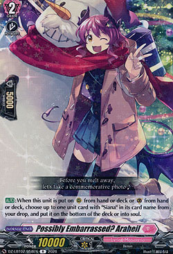 Possibly Embarrassed? Araheil