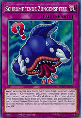 Schrumpfende Zungenspitze