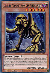 Großes Mammut von der Niederwelt