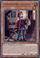 Steinbefreier Forscherin