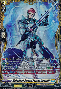 Knight of Sword Force, Caerdif