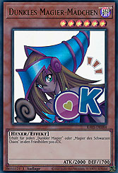 Dunkles Magier-Mädchen