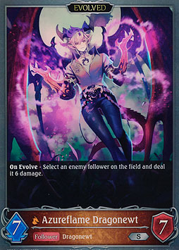 Azureflame Dragonewt (Evolved)