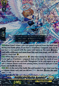 Knight of Charity, Baadact
