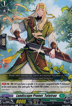 Landscape Pruner, Toleiran