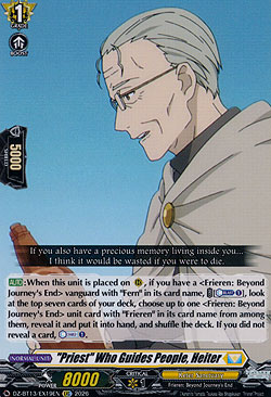 Priest Who Guides People, Heiter