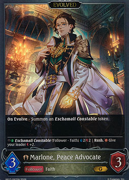Marlone, Peace Advocate (Evolved)