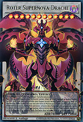 Roter Supernova-Drache