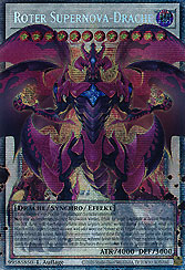 Roter Supernova-Drache...
