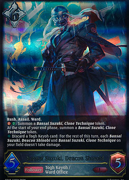 Bansai Suzuki, Deacon Shinobi