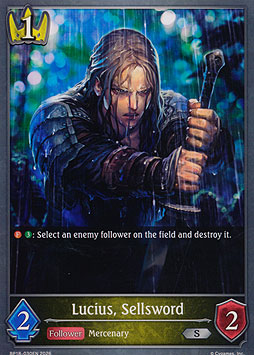 Lucius, Sellsword