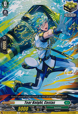 Tear Knight, Costas
