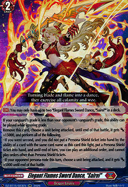 Elegant Flames Sword Dance 
