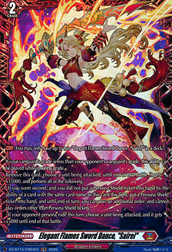 Elegant Flames Sword Dance 