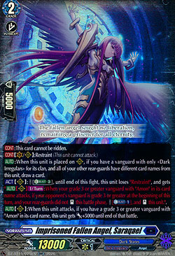 Imprisoned Fallen Angel, Saraqael