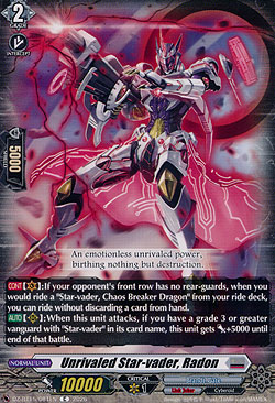 Unrivaled Star-vader, Radon