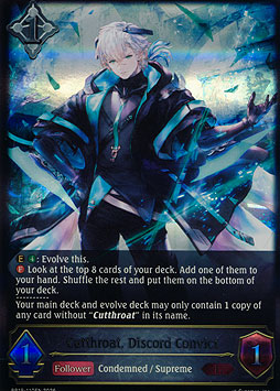 Cutthroat, Discord Convict