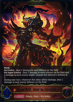 Azurifrit, Heir to Disdain (Evolved)