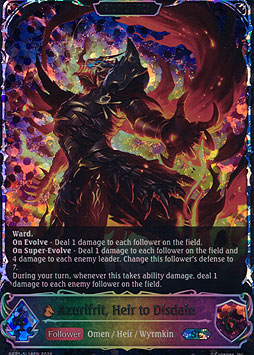Azurifrit, Heir to Disdain (Evolved)