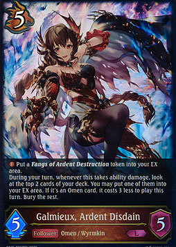 Galmieux, Ardent Disdain