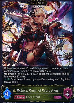 Octrice, Omen of Usurpation (EVOLVED)